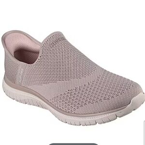 Skechers Hands Free Slip-Ins Virtue Womens Slip-On Walking Shoes Taupe Size 7